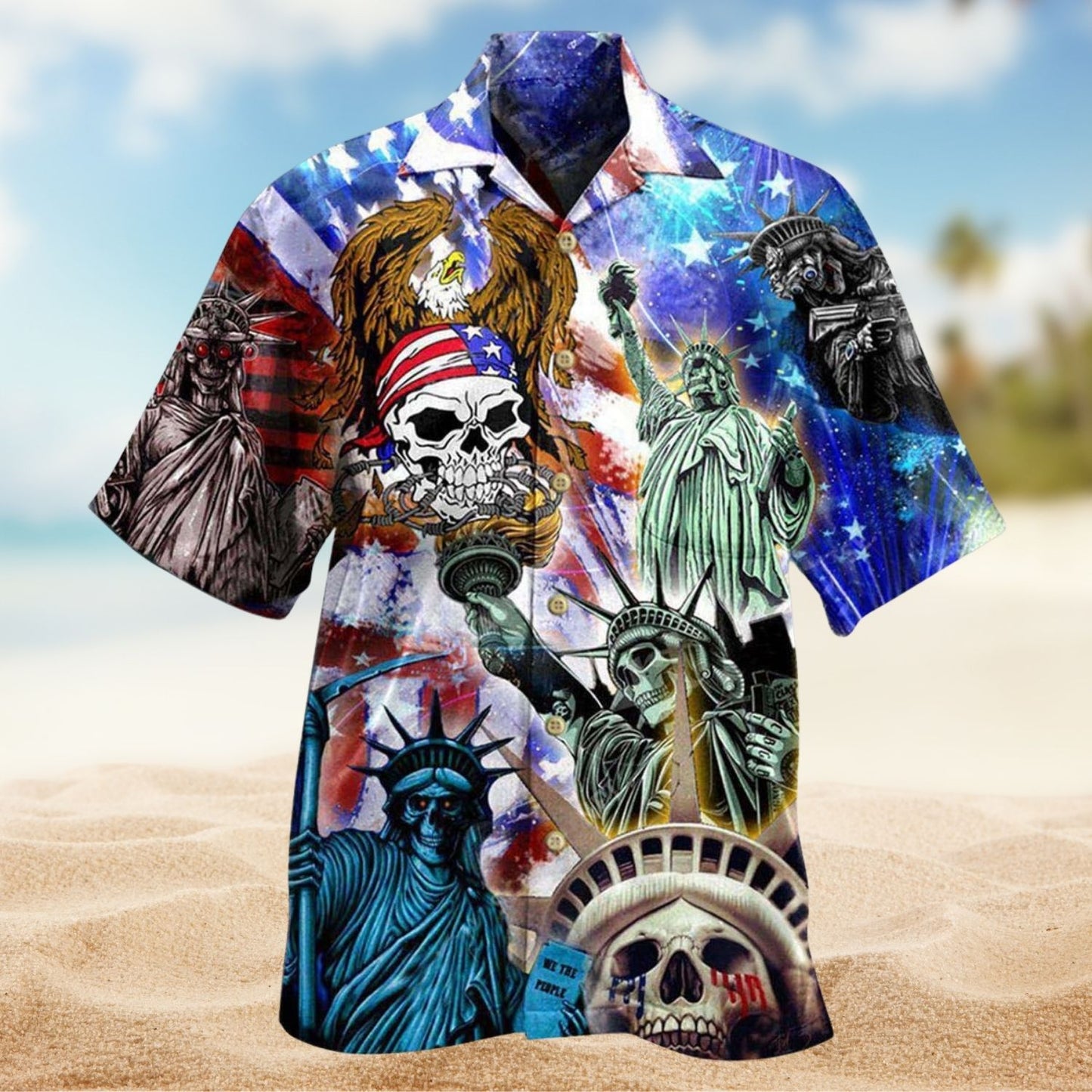 Skulls Country Love Edition – Hawaiian Shirt