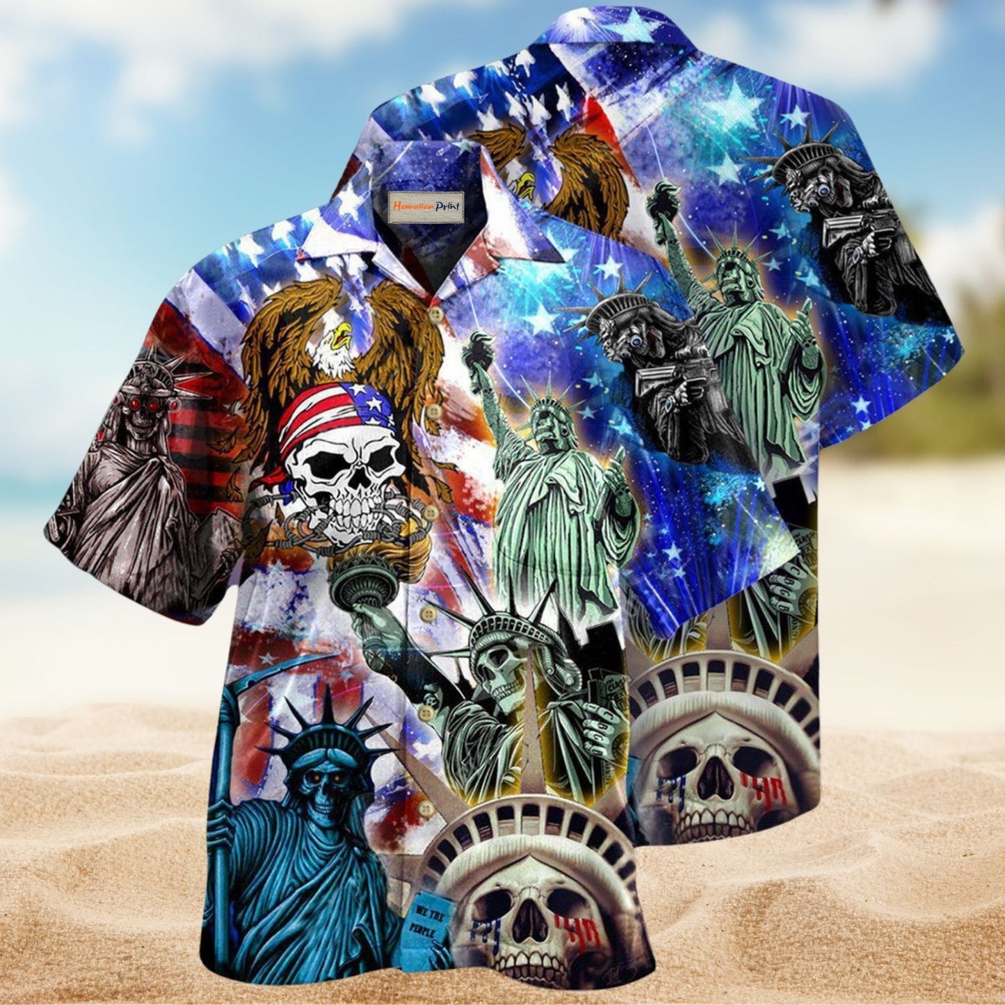 Skulls Country Love Edition – Hawaiian Shirt