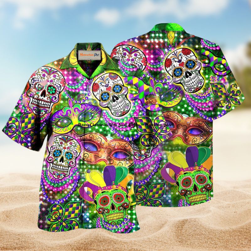 Skulls Mardi Gras Edition – Hawaiian Shirt