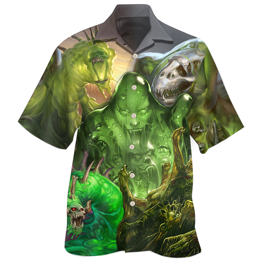 Slime Monster Scary Fantasy Art - Hawaiian Shirt