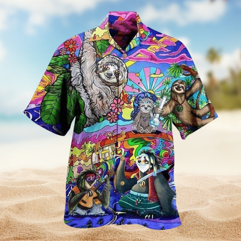 Sloth Love Animals Life Style Limited Edition 1 – Hawaiian Shirt