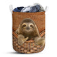 Sloth Rattan Teaxture Style - Laundry Basket - Owls Matrix LTD