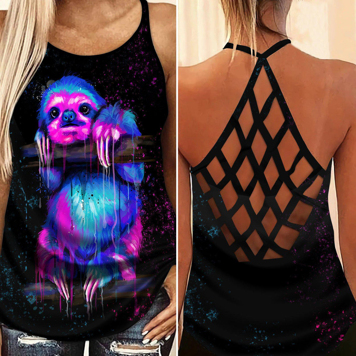 Sloth My Spirit Style Limited Edition 2 – Hollow Tank Top