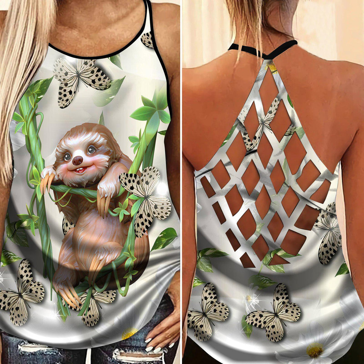 Sloth My Spirit Style Limited Edition 5 – Hollow Tank Top