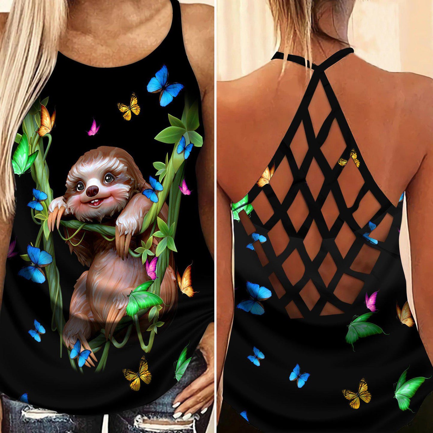 Sloth My Spirit Style Limited Edition 6 – Hollow Tank Top