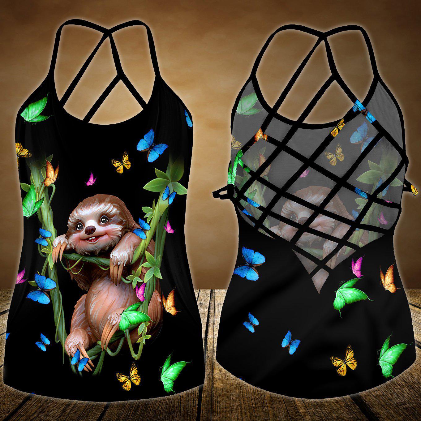 Sloth My Spirit Style Limited Edition 6 – Hollow Tank Top