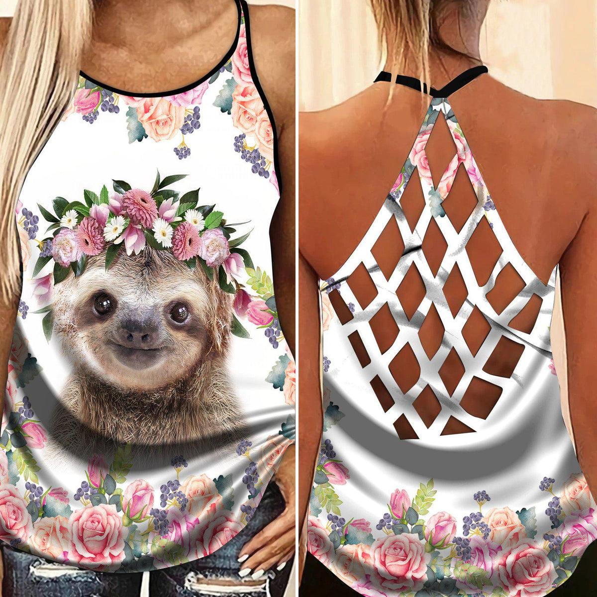 Sloth My Spirit Style Limited Edition 7 – Hollow Tank Top
