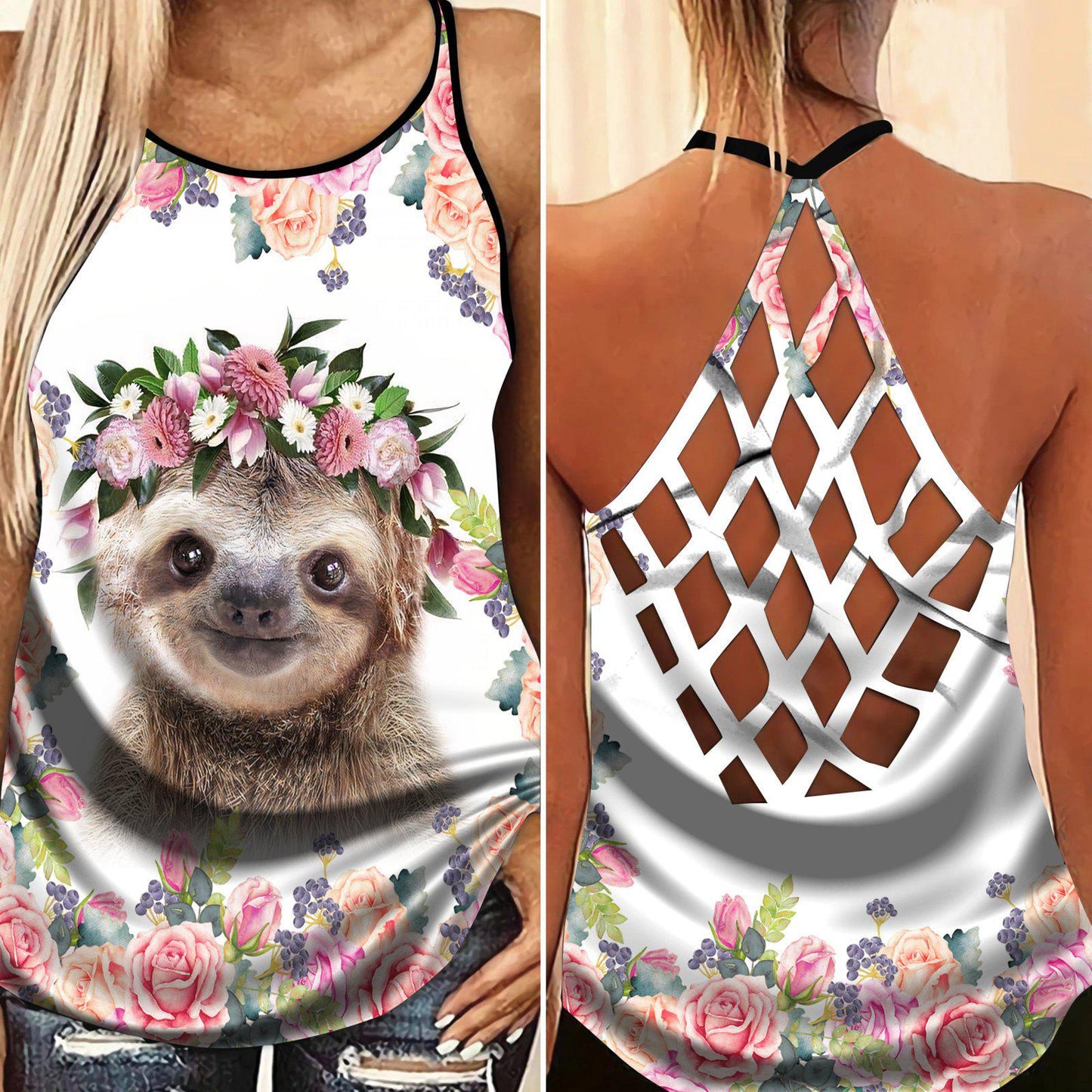Sloth My Spirit Style Limited Edition 7 – Hollow Tank Top