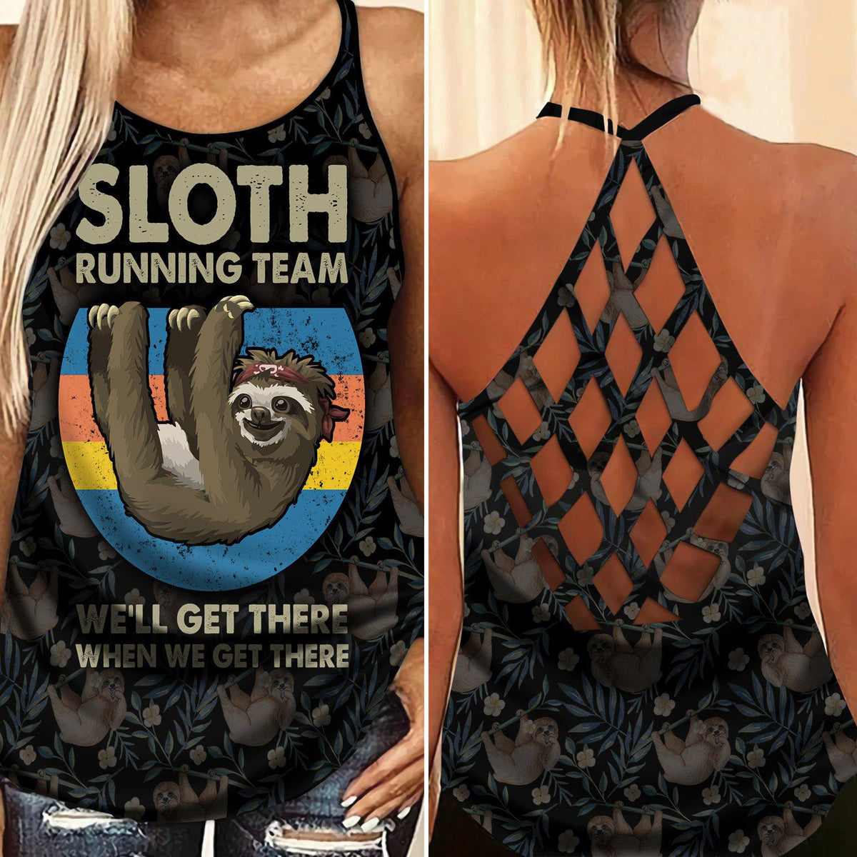 Sloth My Spirit Style Limited Edition 8 – Hollow Tank Top