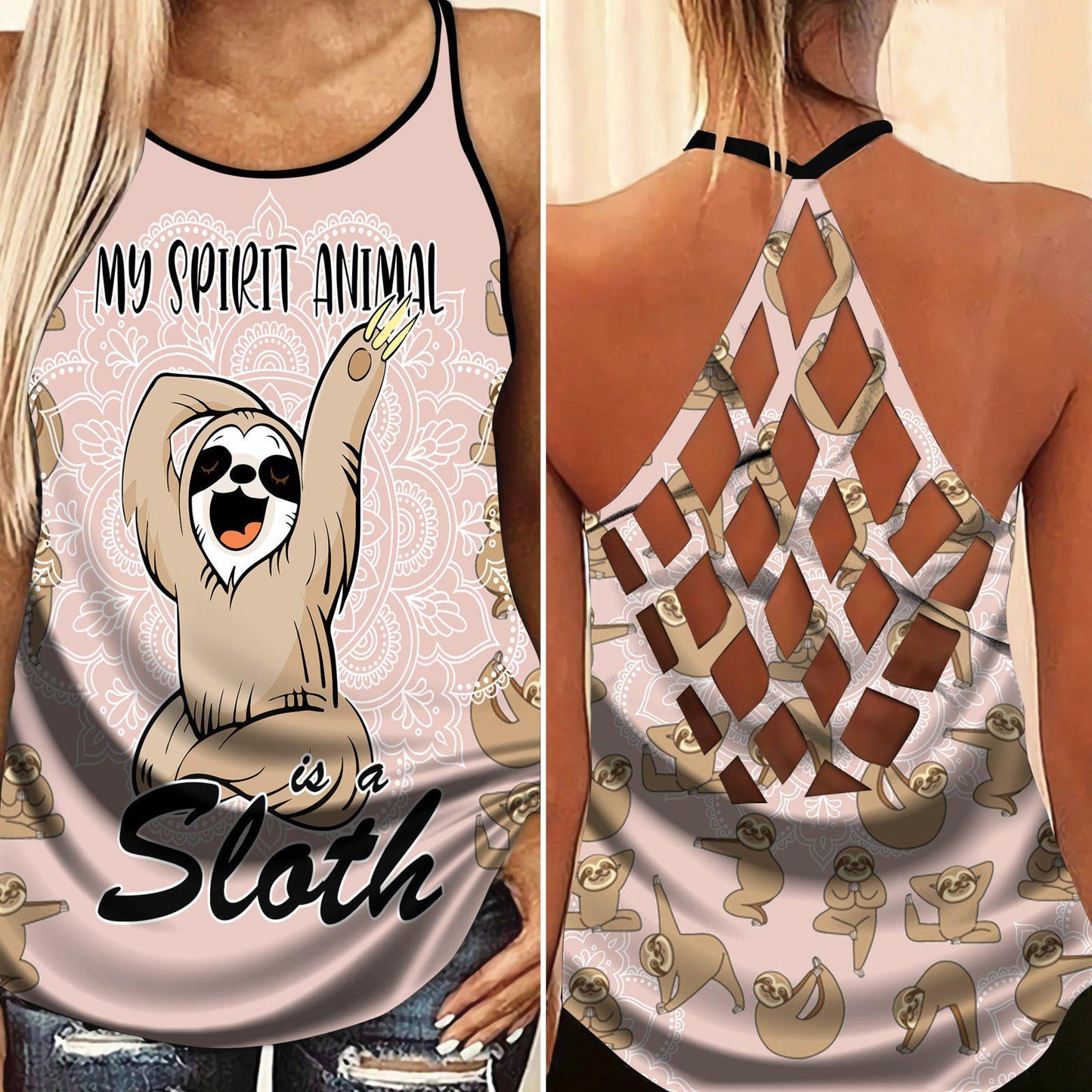 Sloth My Spirit Style Limited Edition 9 – Hollow Tank Top