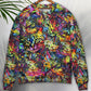 Smiling Colorful Cat Art Style – Sweater - Ugly Christmas Sweater