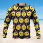 Smiling Face Santa Hat - 3D Hoodie