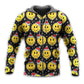 Smiling Face Santa Hat - 3D Hoodie