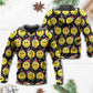 Smiling Face Santa Hat - 3D Hoodie