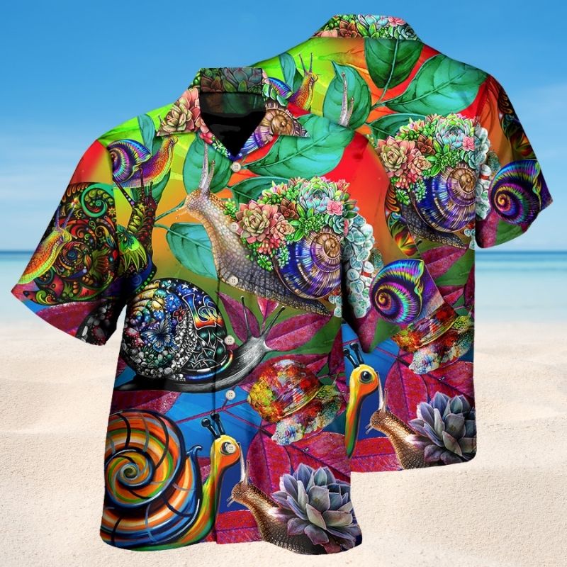 Snail I Am Slow Because I Like It Edition – Hawaiian Shirt