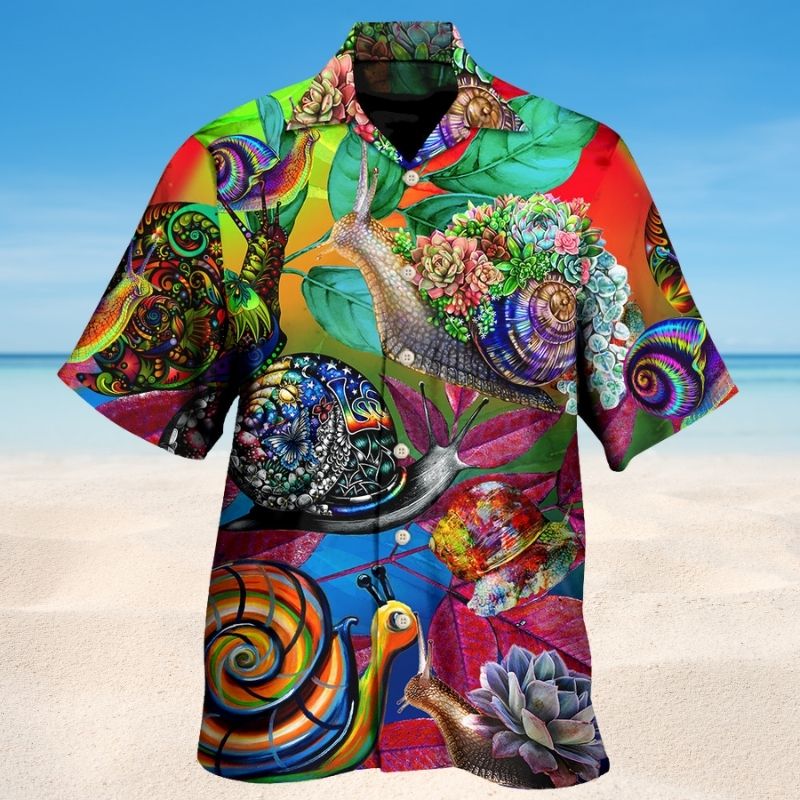 Snail I Am Slow Because I Like It Edition – Hawaiian Shirt
