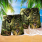 Snake Mysterious Cool Art - Beach Short