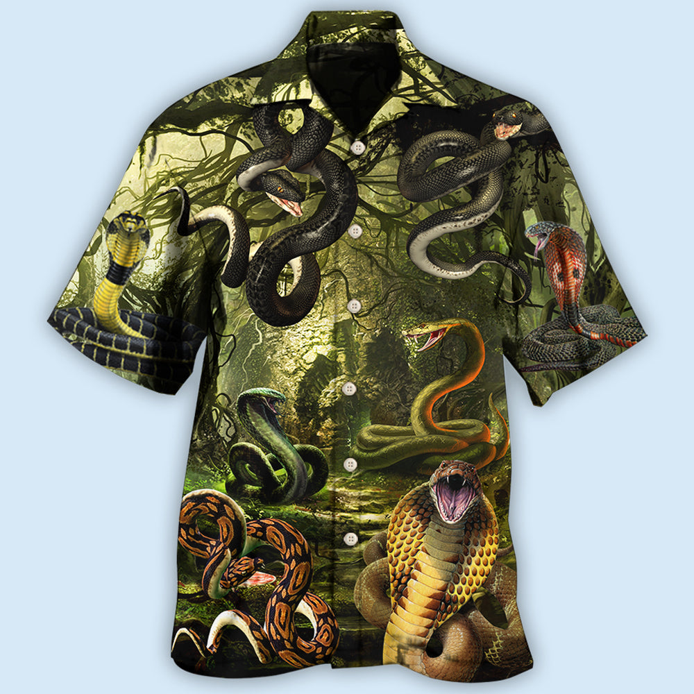 Snake Cool Style Graphic Pattern – Hawaiian Shirt