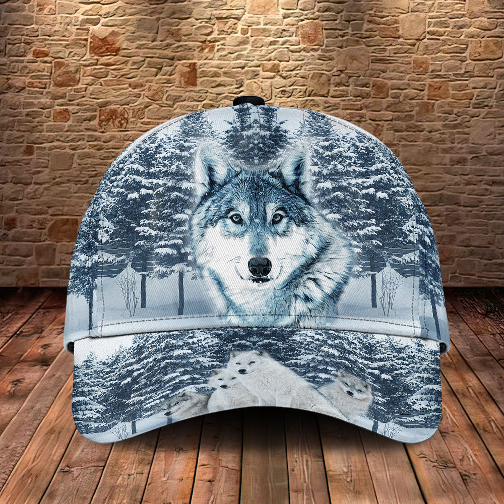 Snow Wolf Never Alone – Classic Cap
