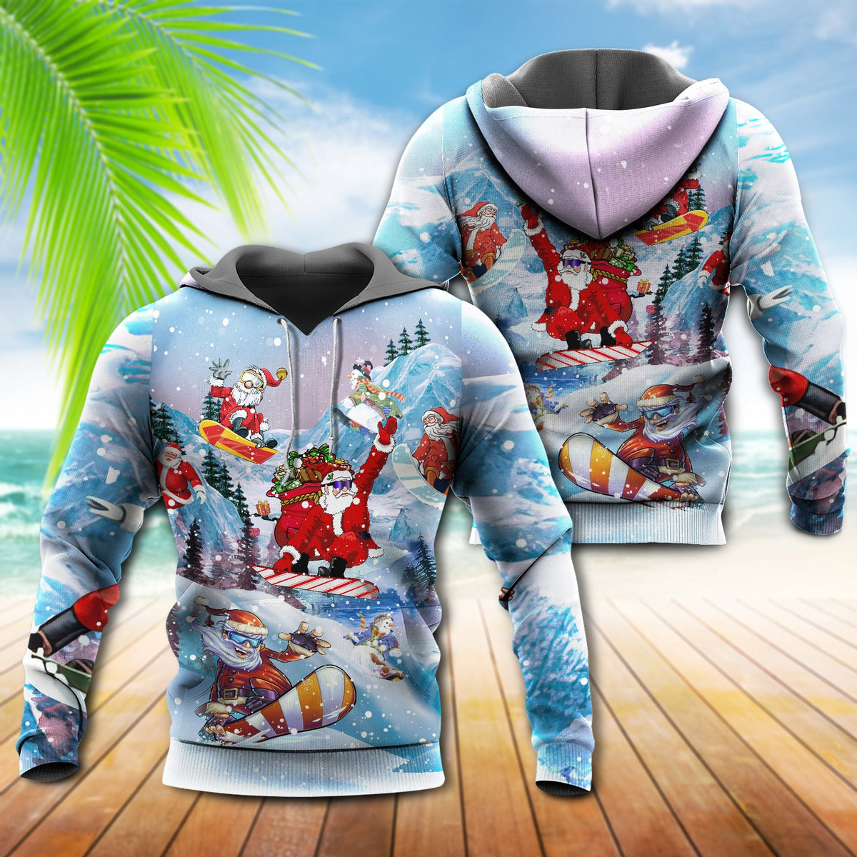 Snowboarding Heaven Earth Quote - 3D Hoodie3