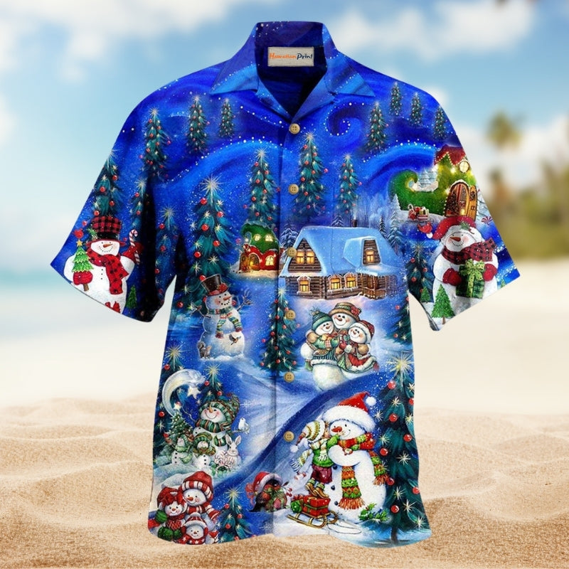 Snowman Chilling With My Snowmies Limited Edition – Hawaiian Shirt