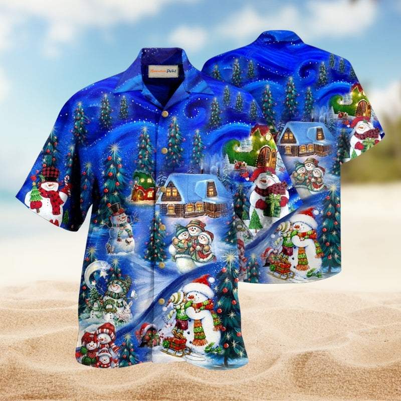 Snowman Chilling With My Snowmies Limited Edition – Hawaiian Shirt