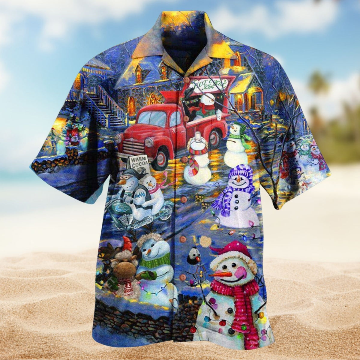 Snowman Love Will Never Melt Edition – Hawaiian Shirt