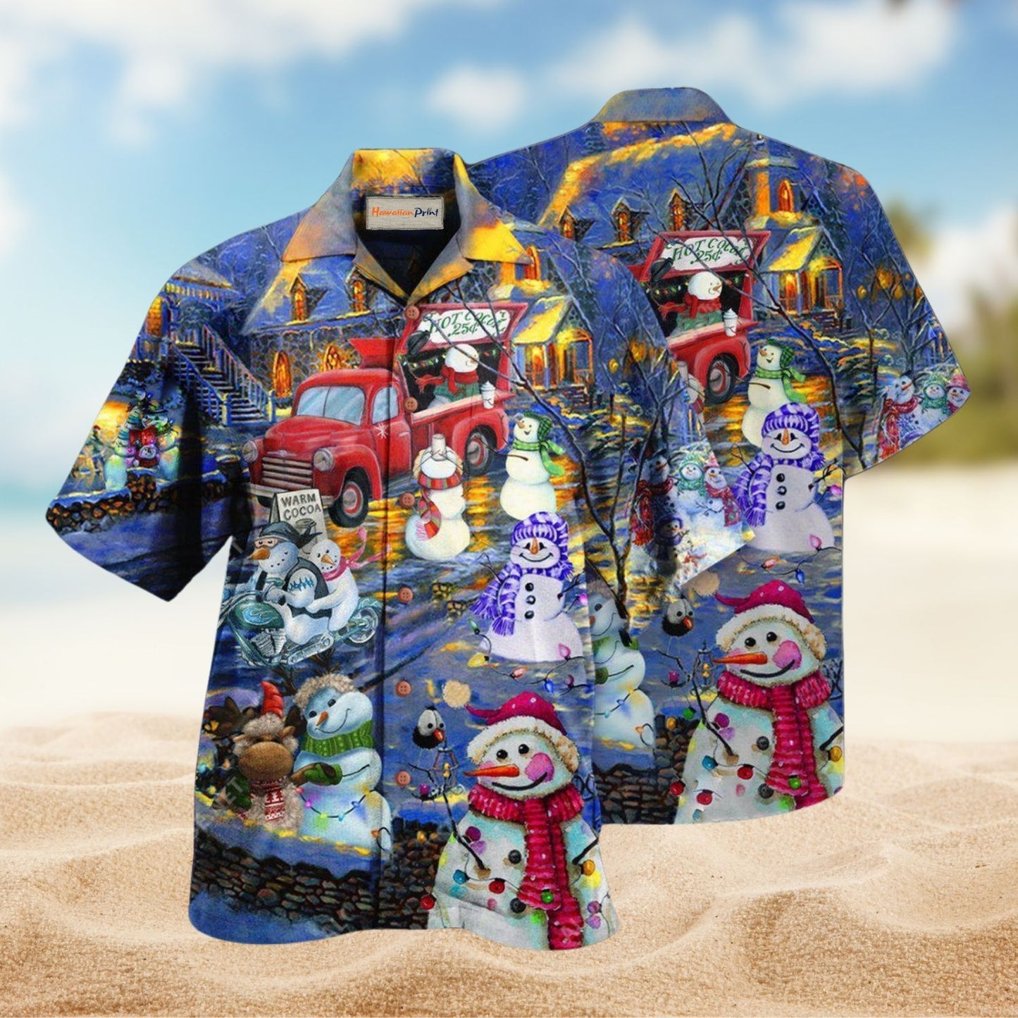 Snowman Love Will Never Melt Edition – Hawaiian Shirt