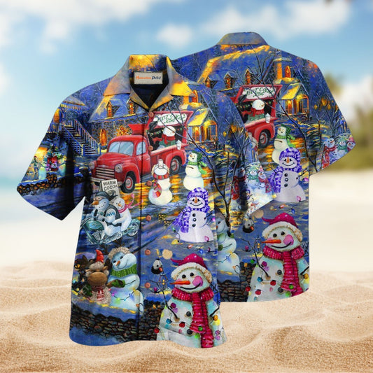Snowman Love Will Never Melt Edition – Hawaiian Shirt