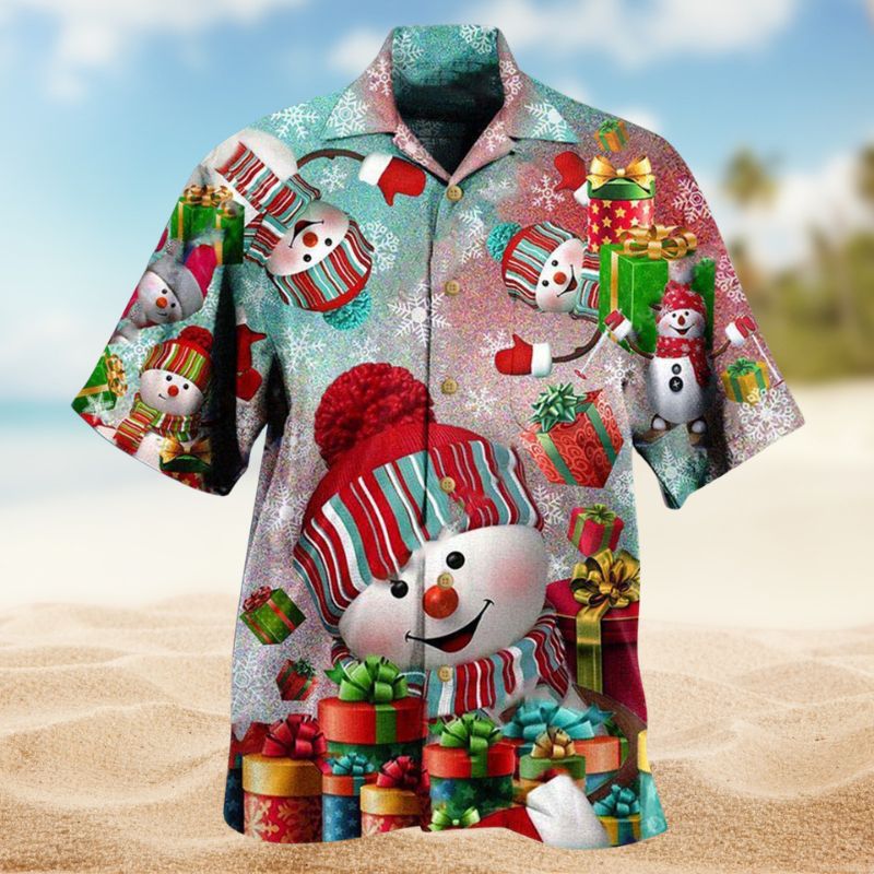 Snowman Merry Everything Happy Always Edition – Hawaiian Shirt