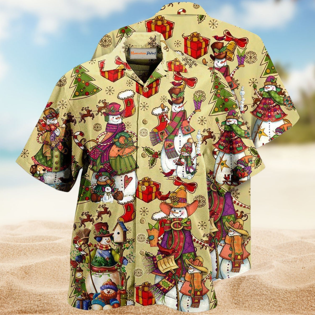 Snowman Snow Days Edition – Hawaiian Shirt