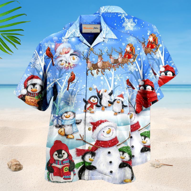 Snowman Wishing You Cuteness Style – Hawaiian Shirt