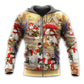 Snowman Couple Love Xmas - 3D Hoodie