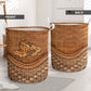 Snowmobile Rattan Teaxture Style - Laundry Basket - Owls Matrix LTD