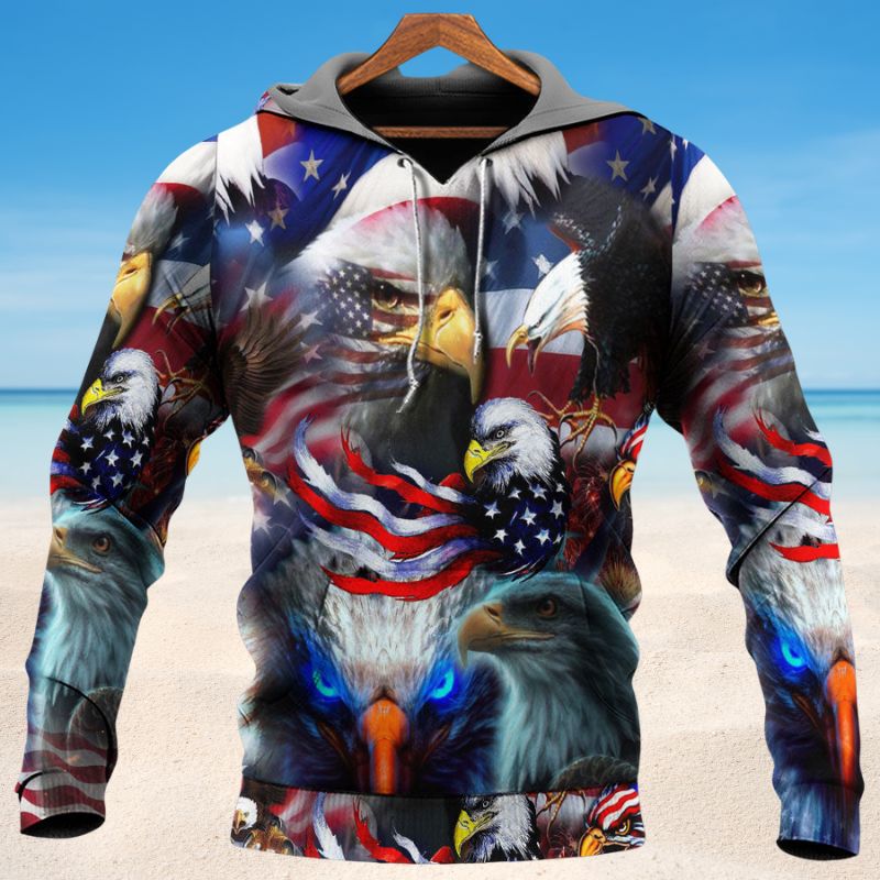 Soar Like An Eagle Quote Art – 3D Hoodie