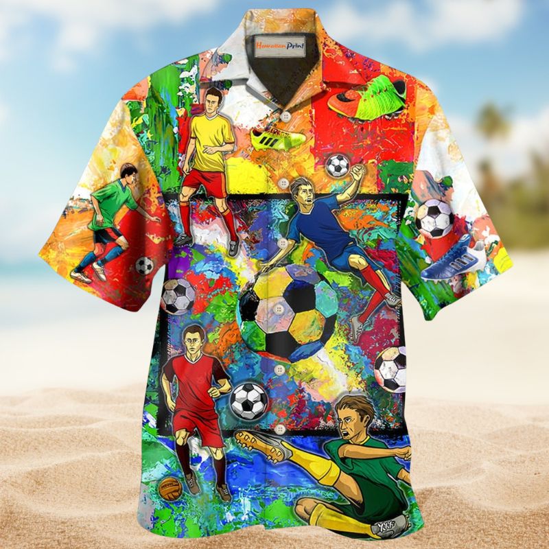 Soccer Colorful Style – Hawaiian Shirt