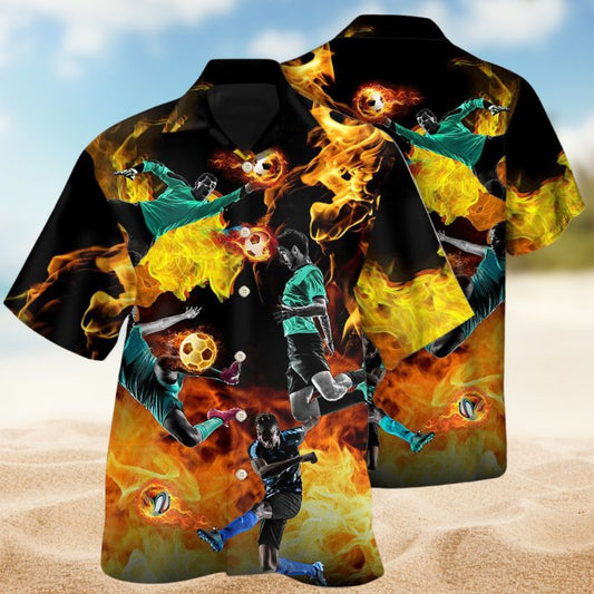 Soccer Fire Style – Hawaiian Shirt