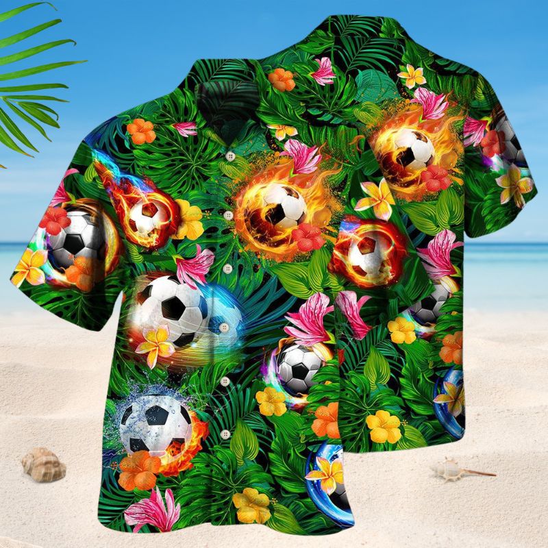 Soccer Stays At Soccer Limited Style – Hawaiian Shirt