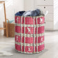 Softball Embroidery Rattan Style - Laundry Basket - Owls Matrix LTD