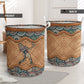 Softball Rattan Mandala Class - Laundry Basket - Owls Matrix LTD