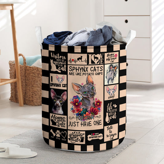 Sphynx Cat - Laundry basket - LAUB05LIN210222-Owls Matrix