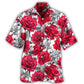 Spider And Rose Gothic Art – Hawaiian Shirt