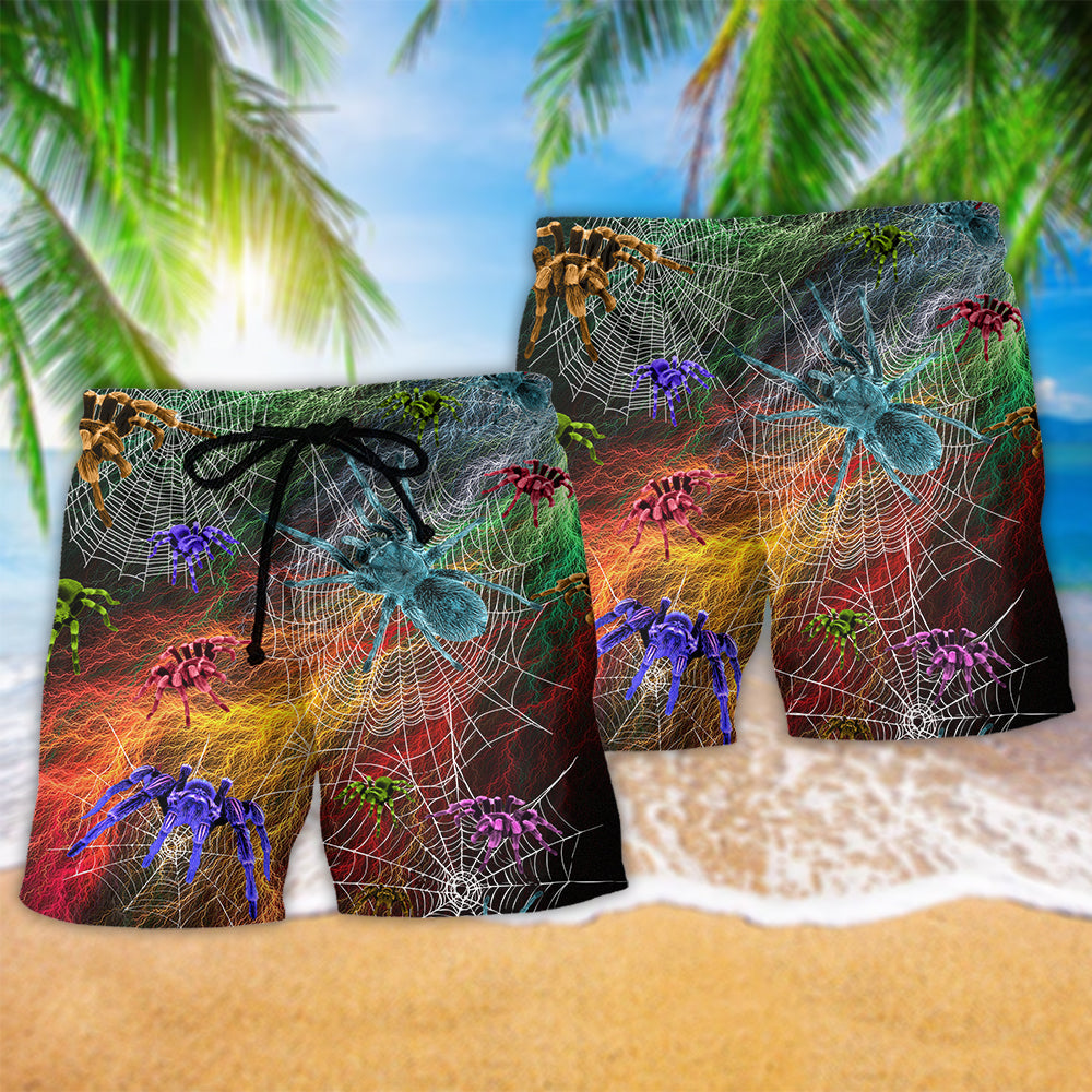 Colorful Spider Love – Beach Short