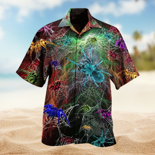 Spider Color Love Animals Limited Edition – Hawaiian Shirt