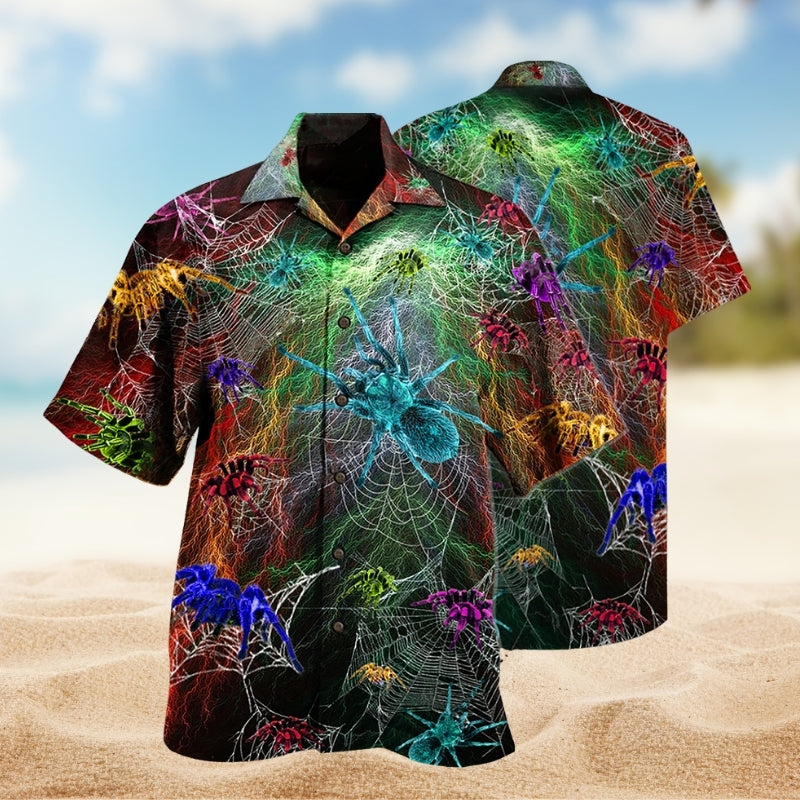 Spider Color Love Animals Limited Edition – Hawaiian Shirt