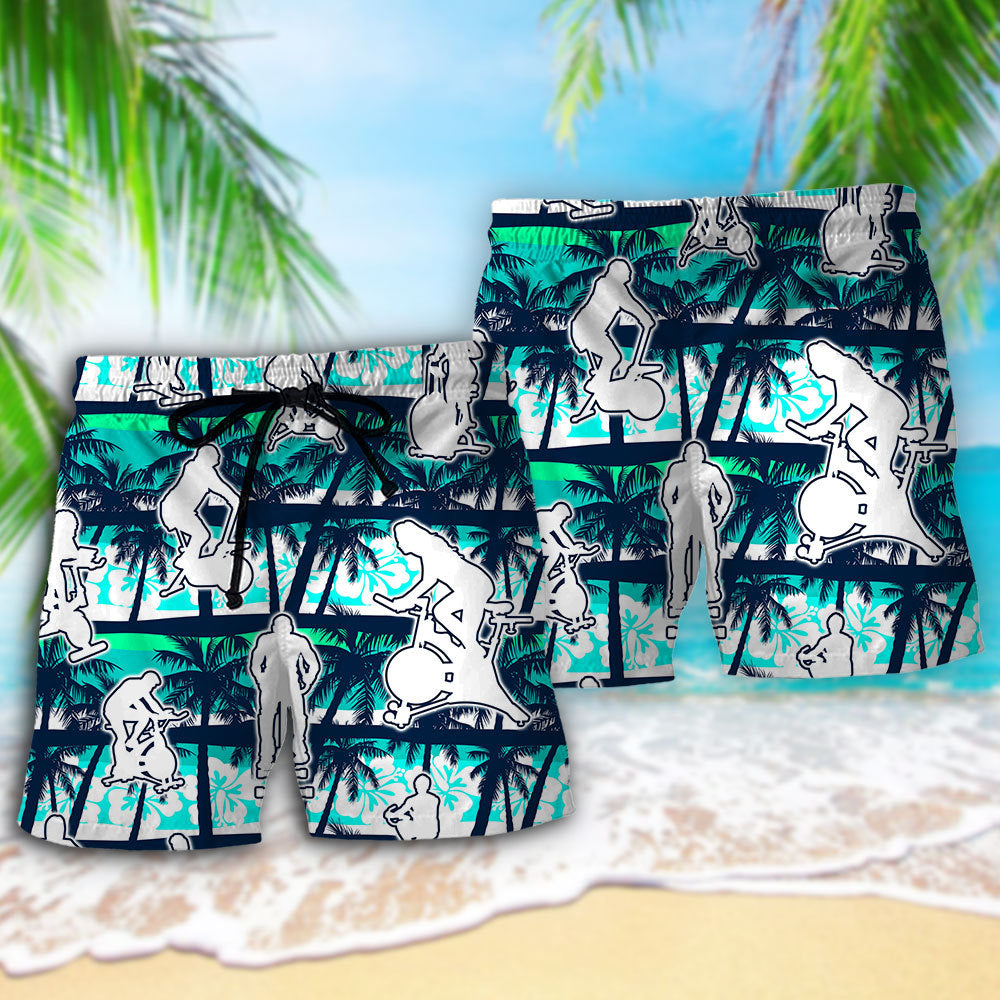Spin Class Tropical Fitness Lover - Beach Short