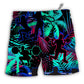 Beach Short / Adults / S Squats Tropical Leaf - Beach Short - Owls Matrix LTD