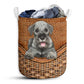 Standard Schnauzer Dog Rattan Teaxture - Laundry Basket - Owls Matrix LTD