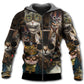 Steampunk Cat Machine Art - 3D Hoodie