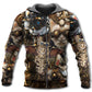 Steampunk Cat Mad World Art - 3D Hoodie